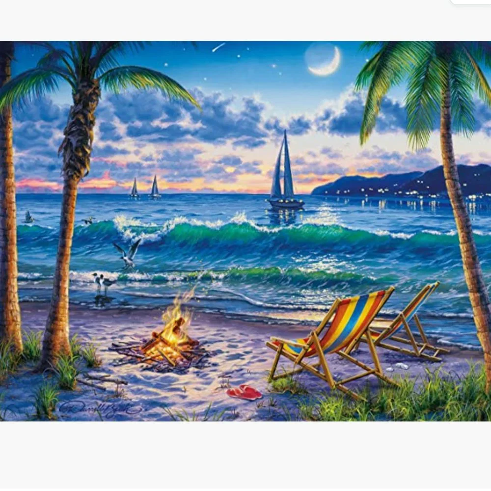 Buffalo Darrell Bush Coastal Twilight Jigsaw Puzzle 1000 Piece